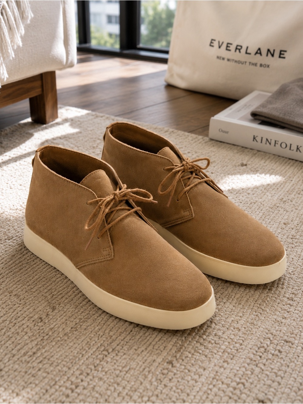Everlane NWOB Tan Suede Chukka Boots Men’s 7.5